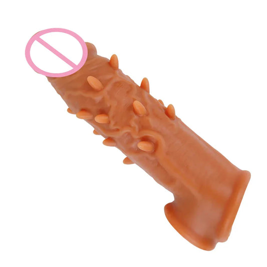 6 Inch BT Doteed Condom with Realistic Texture Sensual Experience